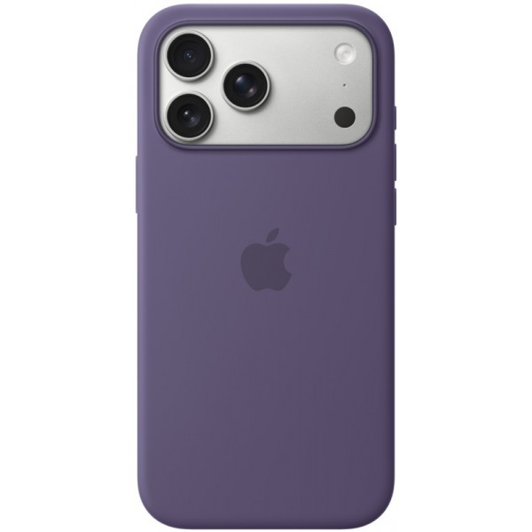 Silicone case iPhone 17 Pro Max MagSafe Purple