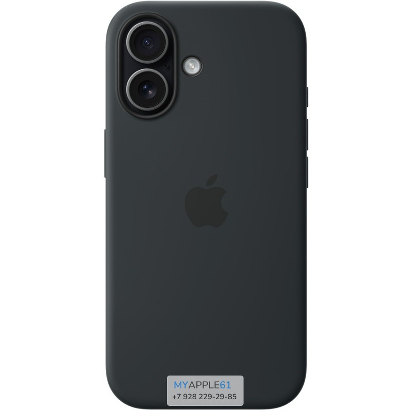 Silicone case iPhone 17 MagSafe Black Silicone case iPhone 17 MagSafe Black