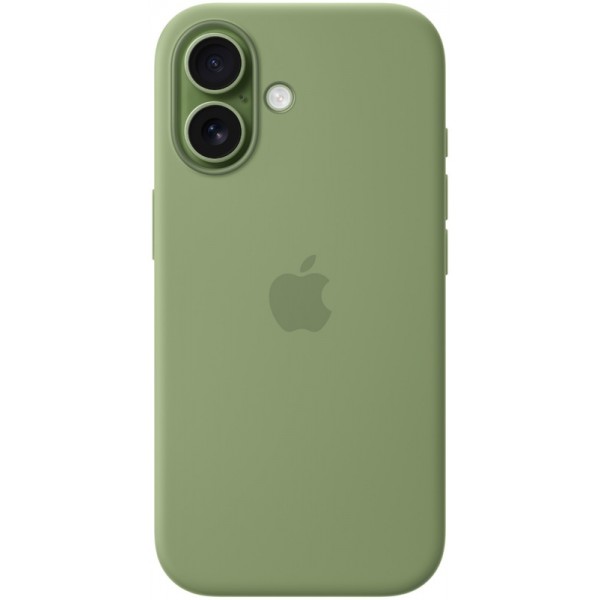 Silicone case iPhone 17 MagSafe Green