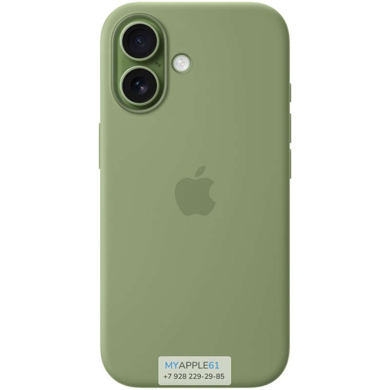 Silicone case iPhone 17 MagSafe Green Silicone case iPhone 17 MagSafe Green