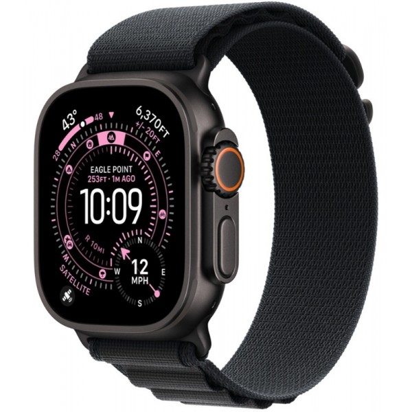 Apple Watch Ultra 3 Black Titanium 49 mm Black Alpine Loop