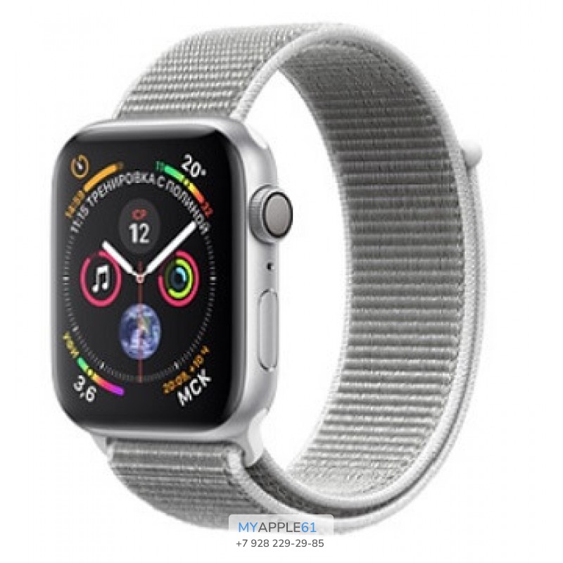 Apple Watch Series 4 40 mm Silver with Seashell Sport Loop