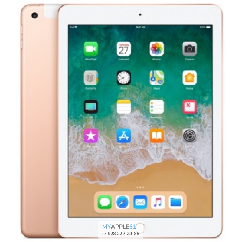 iPad New 2018 Wi-Fi + Cellular 128 Gb Gold